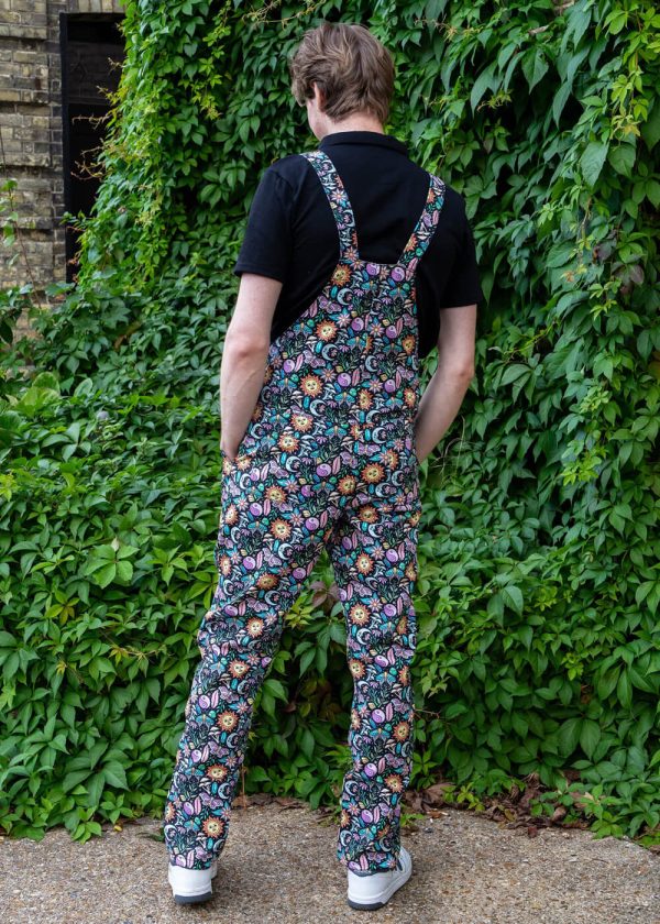 Run & Fly Boho Summer 70 s Latzhose Schwarz Mode – Bild 4