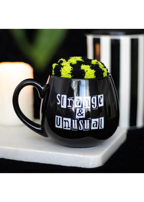 Succubus Home Strange & Unusual Set Tasse Mit Socken Schwarz Angebot – Bild 4