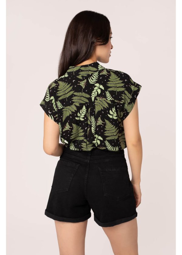 Hell Bunny Metamorphosis Moth Shorts Schwarz Angebot – Bild 4