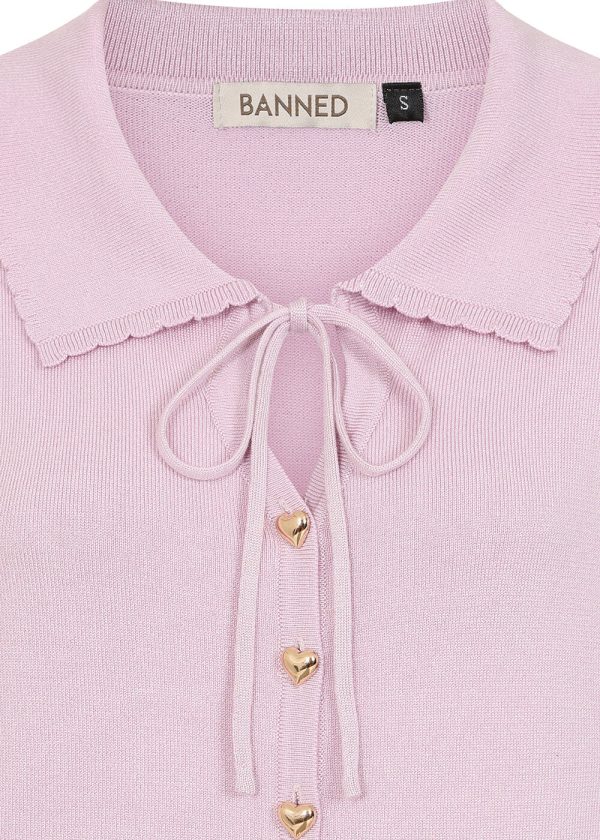 Banned Doris Cardigan Rosa Jetzt online – Bild 2