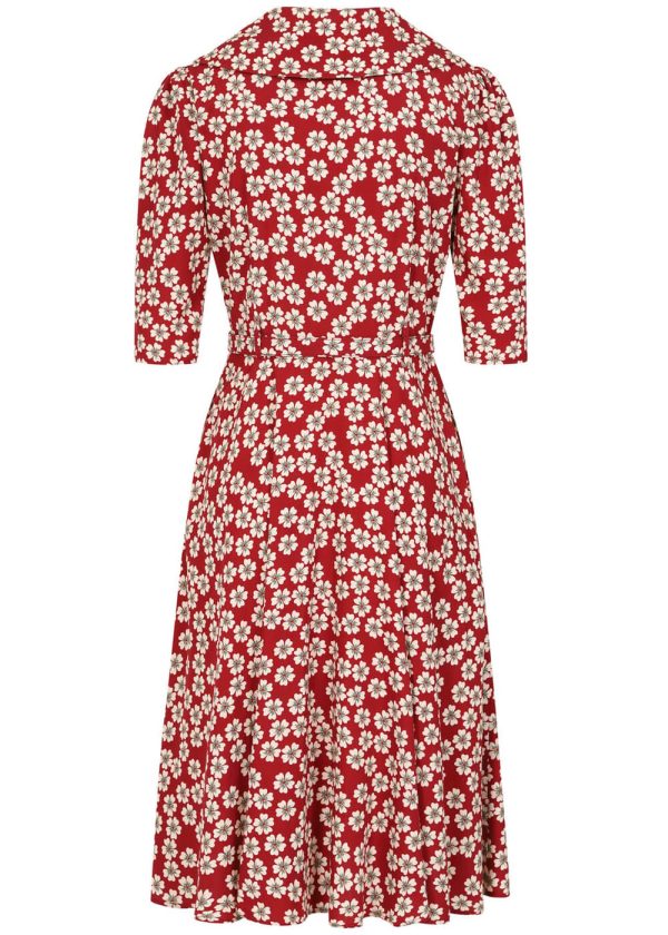 Banned Elodie Blossom 40 s Kleid Rot Im Angebot – Bild 2