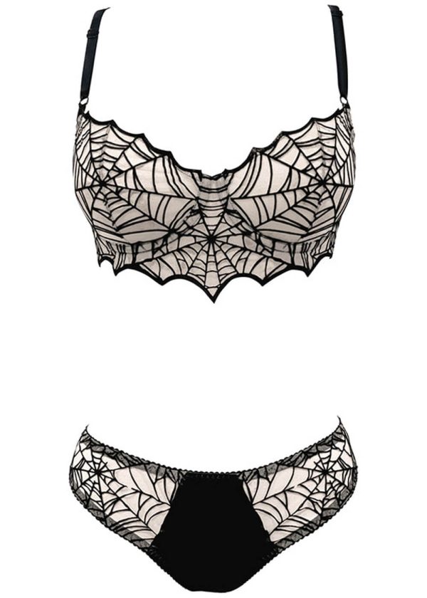 Videnoir Spiderweb Schlüpfer Nude Schwarz Verkauf – Bild 3