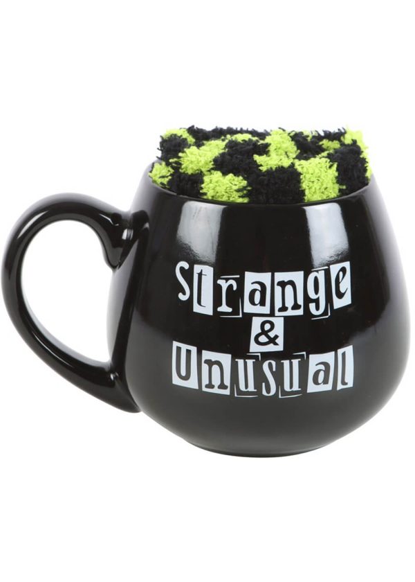 Succubus Home Strange & Unusual Set Tasse Mit Socken Schwarz Angebot – Bild 5