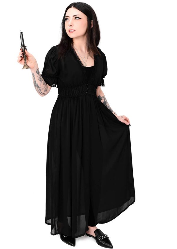 Foxblood Rosy Mesh Chiffon Schwarz Jetzt online – Bild 4