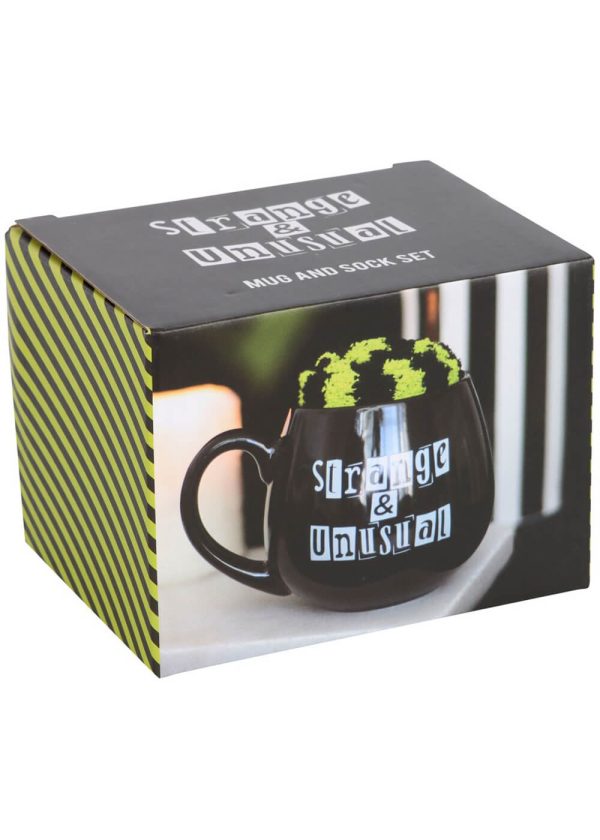 Succubus Home Strange & Unusual Set Tasse Mit Socken Schwarz Angebot – Bild 3