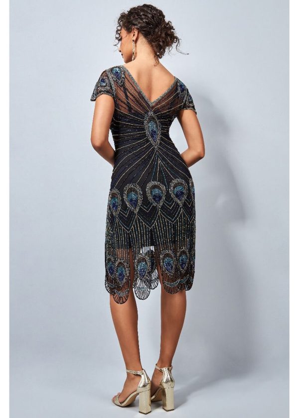 Gatsbylady Amelia Peacock 20 s Flapper Kleid Jetzt online – Bild 2