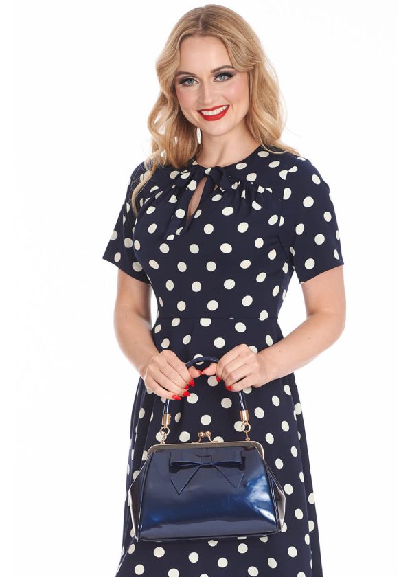 Banned California Nights 50 s Tasche Navy Zu verkaufen – Bild 2