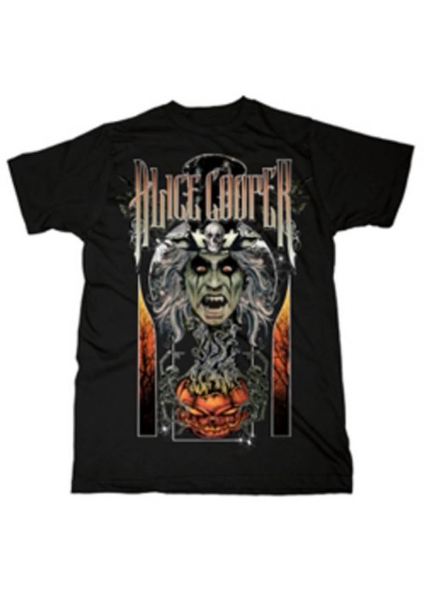Band Shirts Alice Cooper I Am Halloween T-Shirt Schwarz Verkauf