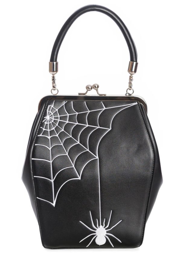 Banned Alternative Spider Kellie Handtasche Schwarz Online-Verkauf