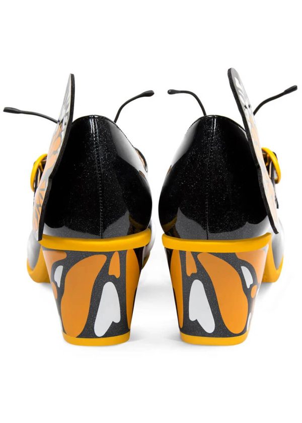Hot Chocolate Design Monarch Butterfly Pumps Schwarz Schn?ppchen – Bild 3