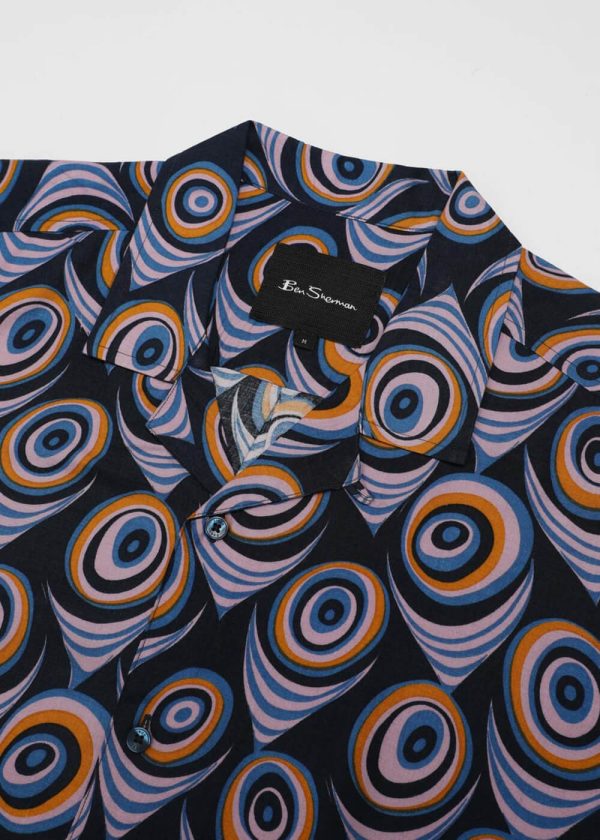 Ben Sherman Psychadelic Shirt Lila Im Angebot – Bild 2