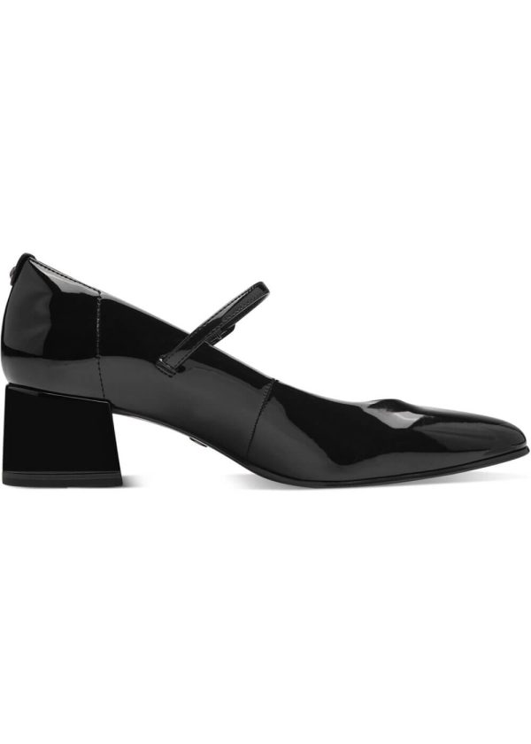 Tamaris Lisa Patent Vegan 60 s Pumps Schwarz Angebot – Bild 3