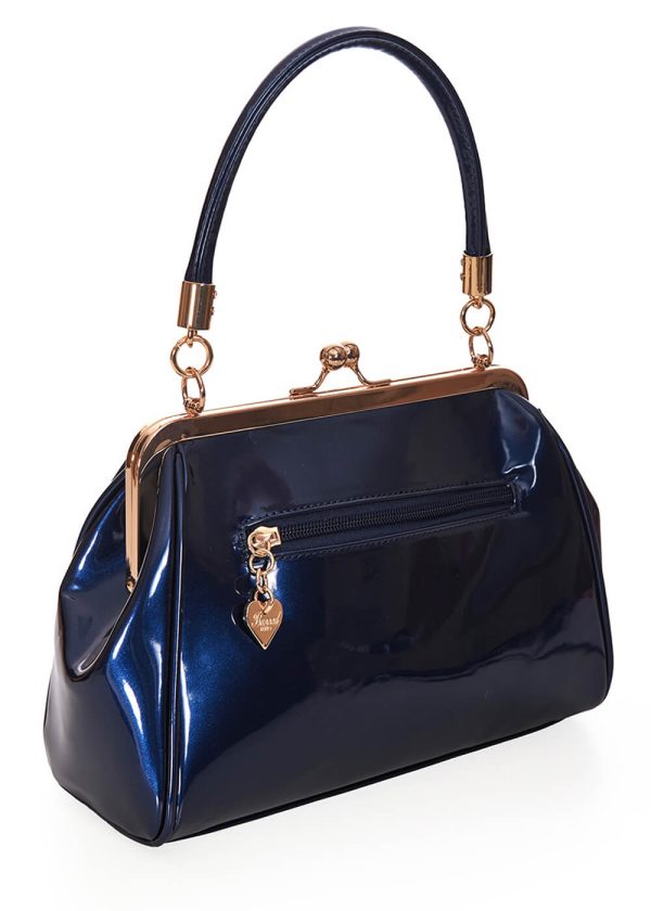 Banned California Nights 50 s Tasche Navy Zu verkaufen – Bild 4