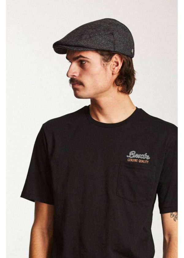 Brixton Hooligan Snap Cap Grau Schwarz Angebot – Bild 2