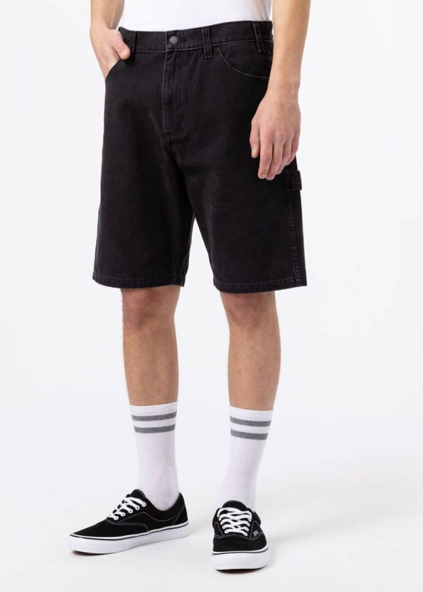 Dickies Herren Duck Canvas Shorts Stonewash Schwarz Schn?ppchen