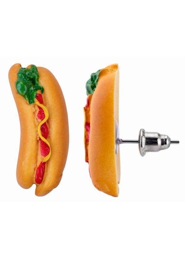 Succubus Jewels Fast Food Hot Dog Stud Ohrringe Online-Schn?ppchen – Bild 2