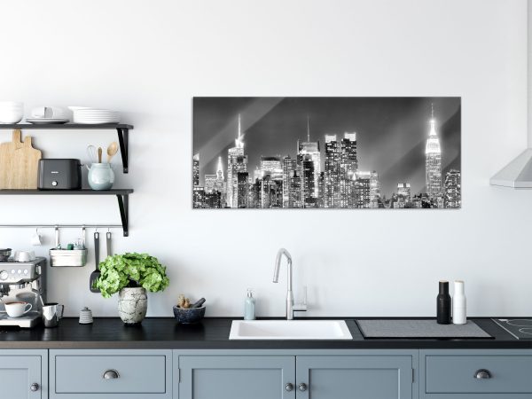 New York City Skyline, Glasbild Panorama Schn?ppchen – Bild 3