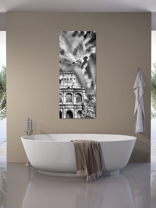 klassisches Colloseum in Rom, Glasbild Panorama Verkauf – Bild 4