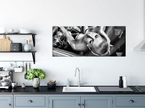 Rockabilly, Retro Style, Glasbild Panorama Angebot – Bild 3