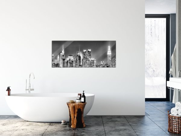 New York City Skyline, Glasbild Panorama Schn?ppchen – Bild 4