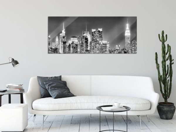 New York City Skyline, Glasbild Panorama Schn?ppchen – Bild 2