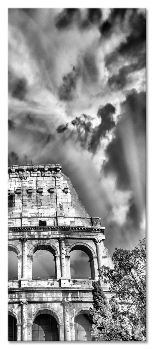 klassisches Colloseum in Rom, Glasbild Panorama Verkauf
